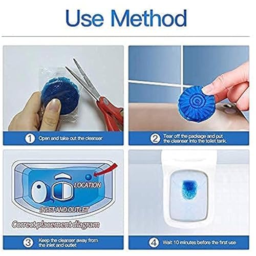 💧✨ Automatic Crystal Clean Toilet Tablets