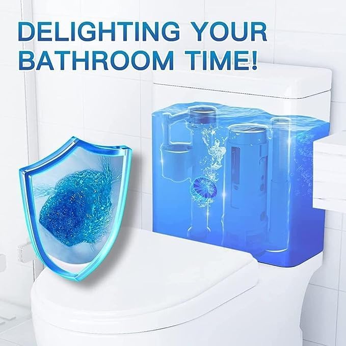 💧✨ Automatic Crystal Clean Toilet Tablets